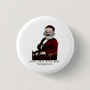 Chapa Redonda De 2,5 Cm SantaKarl MarXmas