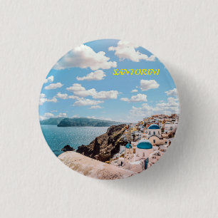 Chapa Redonda De 2,5 Cm Santorini, Grecia Beach House