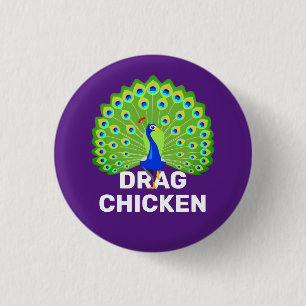 Chapa Redonda De 2,5 Cm ¡Sé un Pollo de arrastre! Desagradable travesía