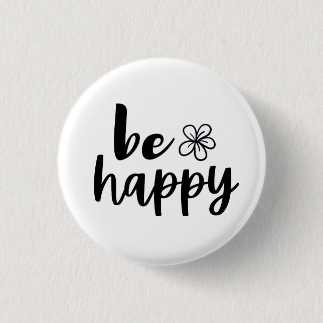 Chapa Redonda De 2,5 Cm SEA FELIZ Camiseta (Anverso)