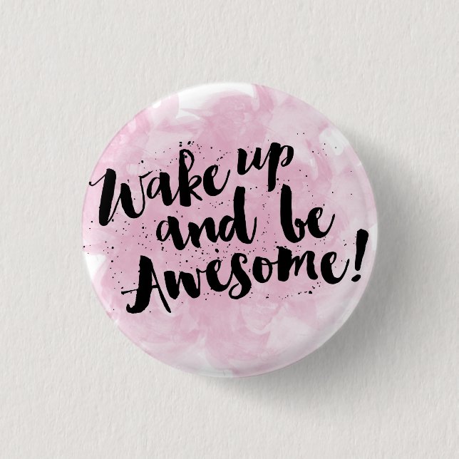 Chapa Redonda De 2,5 Cm Sea insignia impresionante de la tipografía de la (Anverso)