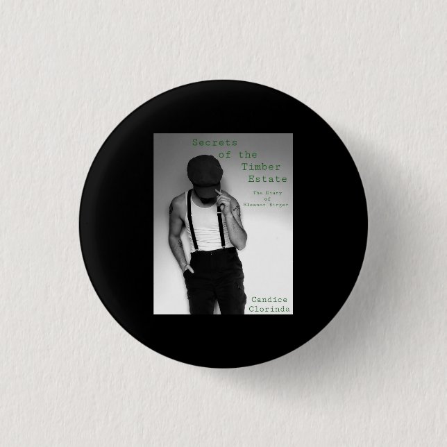 Chapa Redonda De 2,5 Cm Secretos del Estado de la Madera (Anverso)