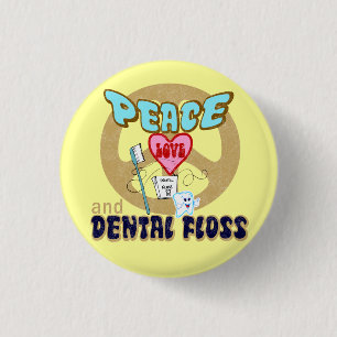 CHAPA REDONDA DE 2,5 CM SEDA DENTAL DEL AMOR DE LA PAZ