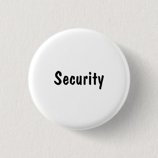 Chapa Redonda De 2,5 Cm Seguridad (Anverso)
