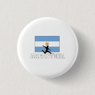 Chapa Redonda De 2,5 Cm Selección De Fútbol De Argentina