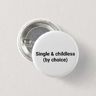 Chapa Redonda De 2,5 Cm Sencillo e infantil por elección blanco minimalist