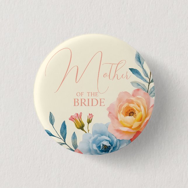 Chapa Redonda De 2,5 Cm Serenade Garden (Anverso)