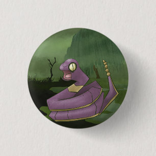 Chapa Redonda De 2,5 Cm Serpiente