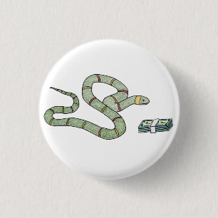 Chapa Redonda De 2,5 Cm serpiente