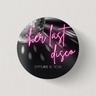 Chapa Redonda De 2,5 Cm Servilletas de Despedida de Soltera Disco de Ella