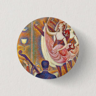 Chapa Redonda De 2,5 Cm Seurat Le Chahut Button