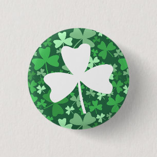 Chapa Redonda De 2,5 Cm Shamrock
