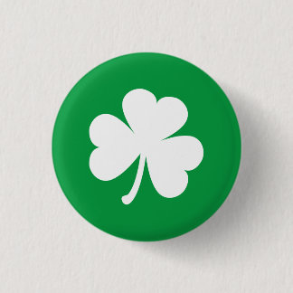 Chapa Redonda De 2,5 Cm Shamrock irlandés personalizable