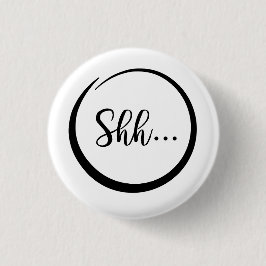 Chapa Redonda De 2,5 Cm Shh… Pin