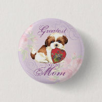 Shih Tzu Heart Mom