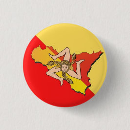 Chapa Redonda De 2,5 Cm Sicilia 🇮 🇹 ☀️