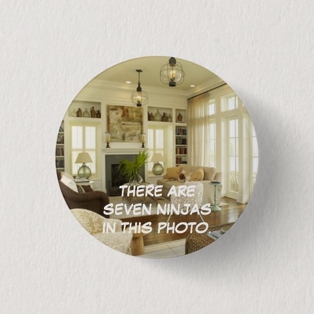 Chapa Redonda De 2,5 Cm Siete Ninjas… (Anverso)