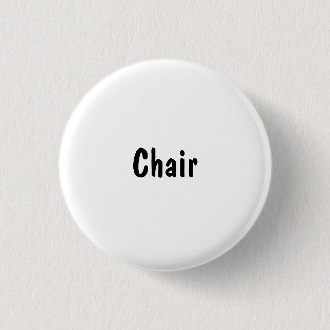 Chapa Redonda De 2,5 Cm Silla (Anverso)
