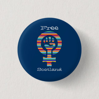 Chapa Redonda De 2,5 Cm Símbolo feminista Pinback de la independencia