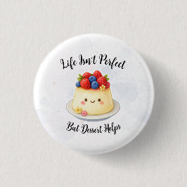 Chapa Redonda De 2,5 Cm Simple Dessert Button
