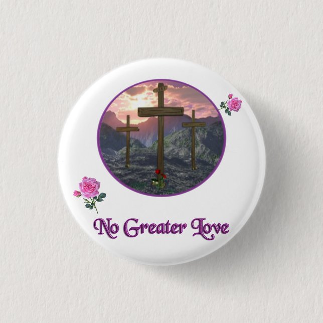 Chapa Redonda De 2,5 Cm Sin amor mayor (Anverso)