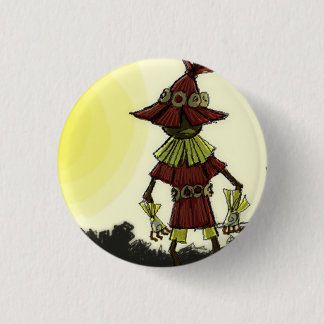 Chapa Redonda De 2,5 Cm Skullkid hojea el bosque