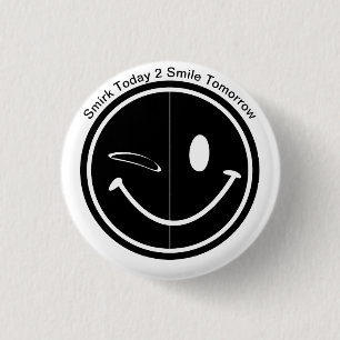 Chapa Redonda De 2,5 Cm SmirkSmile por días felices