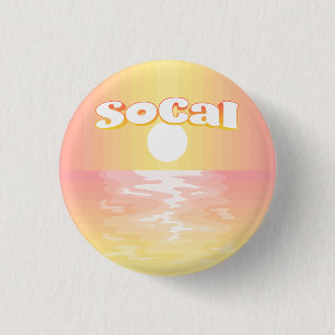 Chapa Redonda De 2,5 Cm SoCal Sunset