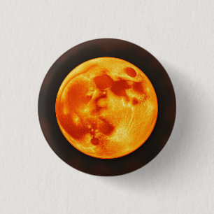 Chapa Redonda De 2,5 Cm Sol ardiente