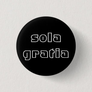 Chapa Redonda De 2,5 Cm Sola Gratia