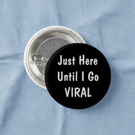 Chapa Redonda De 2,5 Cm Sólo Estoy Aquí Hasta Que Oficina Humor Pinback Bo