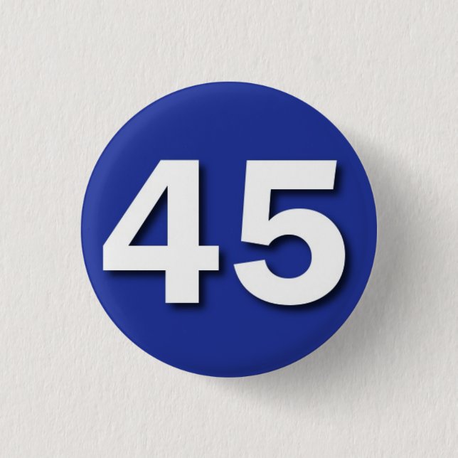 Chapa Redonda De 2,5 Cm Somos los 45 (Anverso)