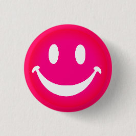 CHAPA REDONDA DE 2,5 CM SONRISAS ROSADAS