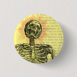 Chapa Redonda De 2,5 Cm ¡Soy Skeleton!