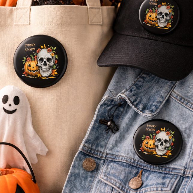 Chapa Redonda De 2,5 Cm Spooky Season Halloween (Subido por el creador)