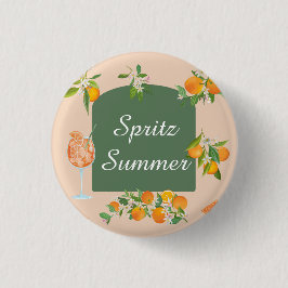 Chapa Redonda De 2,5 Cm Spritz Summer Birthday