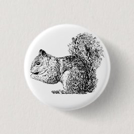 Chapa Redonda De 2,5 Cm Squirrel