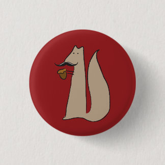 Chapa Redonda De 2,5 Cm Sr. Squirrel
