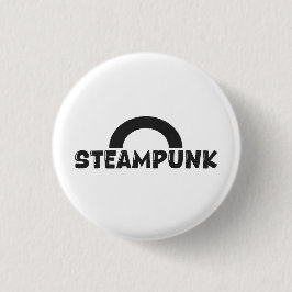 Chapa Redonda De 2,5 Cm Steampunk Minimalist Design Button
