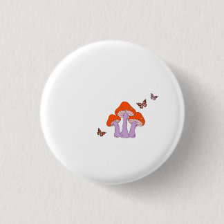Chapa Redonda De 2,5 Cm Sueños del Bosque – Camiseta Gráfica Artística de