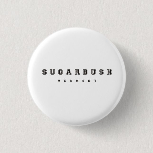 Chapa Redonda De 2,5 Cm Sugarbush Vermont (Anverso)