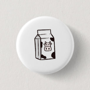Chapa Redonda De 2,5 Cm Tarjeta de felicitación, tarjeta de leche de vaca,