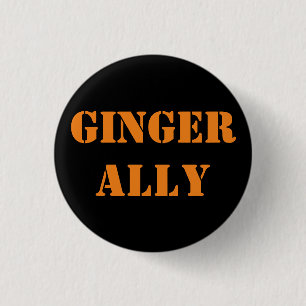 Chapa Redonda De 2,5 Cm Tarjeta Redonda Ginger Ally 3 Cm