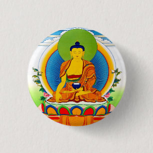 Chapa Redonda De 2,5 Cm Tatuaje oriental tibetano de la Guay Aksobhya
