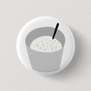 Chapa Redonda De 2,5 Cm Tazón De Avena Para Desayunar Con Cuchara