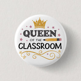 Chapa Redonda De 2,5 Cm Teacher Appreciation Gift – Queen of the Classroom