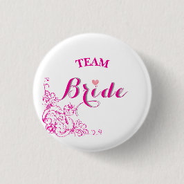 Chapa Redonda De 2,5 Cm Team Bride ladkiwale badge  Button