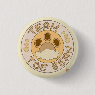 Chapa Redonda De 2,5 Cm Team Eevee Toe Beans