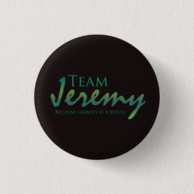 Chapa Redonda De 2,5 Cm TeamJeremy (Anverso)