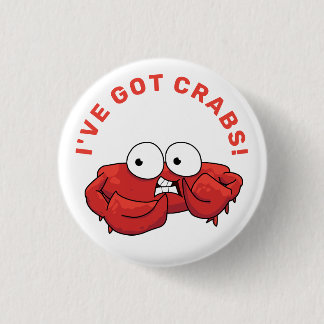 Chapa Redonda De 2,5 Cm Tengo una camiseta de cangrejos